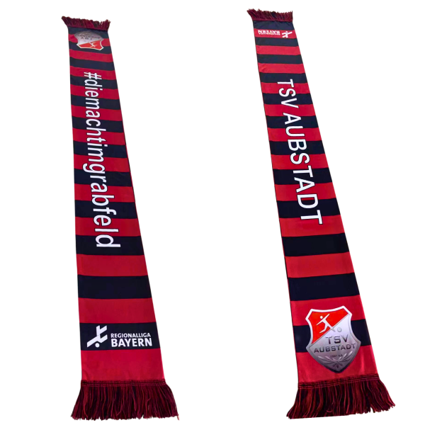 Fanschal Schwarz Rot 140x16 cm